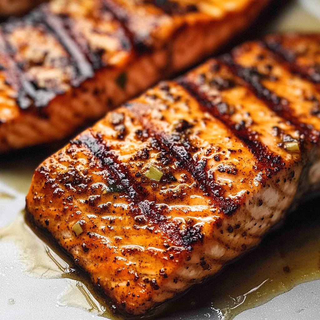 Cajun Honey Butter Grilled Salmon
