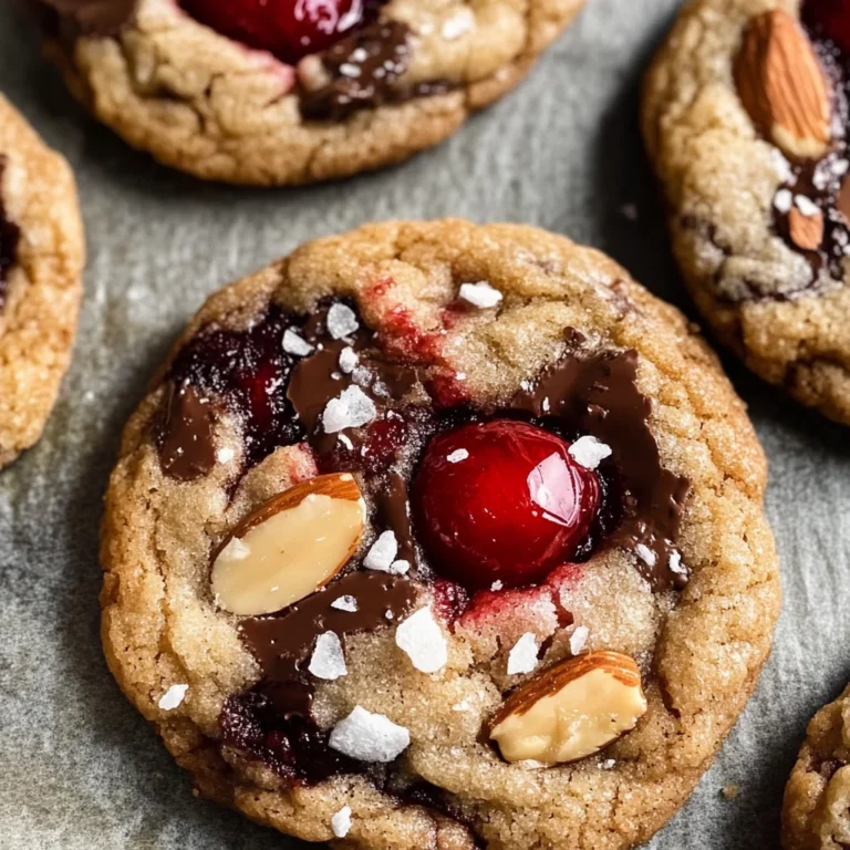 Cherry & Almond Chocolate Chip Cookies