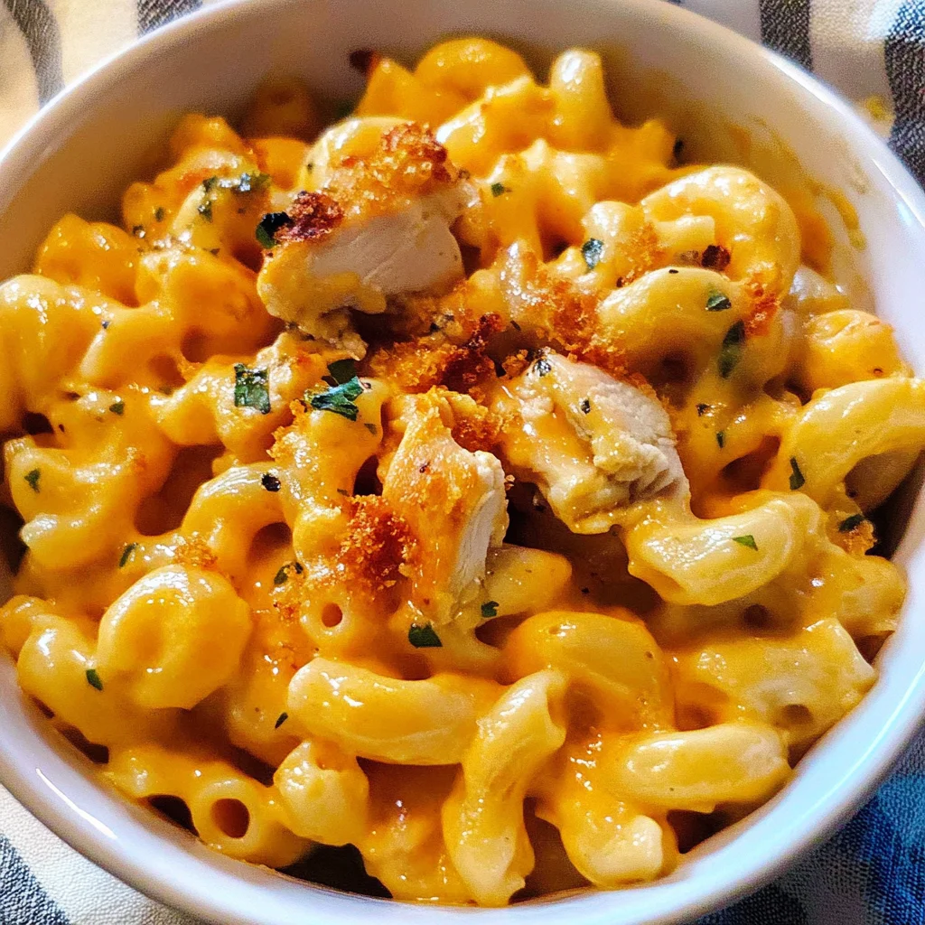 Chipotle Mac and Cheese with Chicken