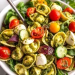 Cold Tortellini Pesto Salad
