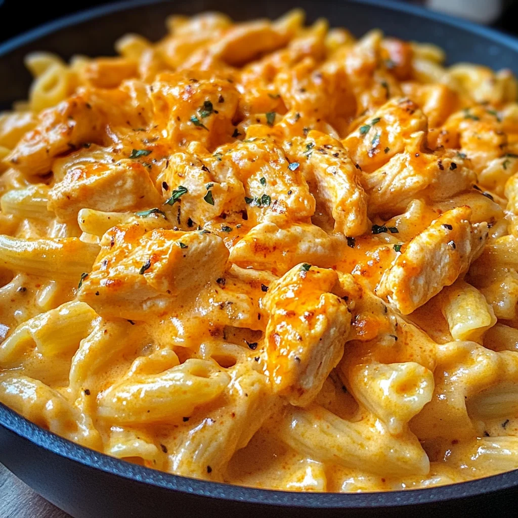 Creamy Buffalo Chicken Pasta