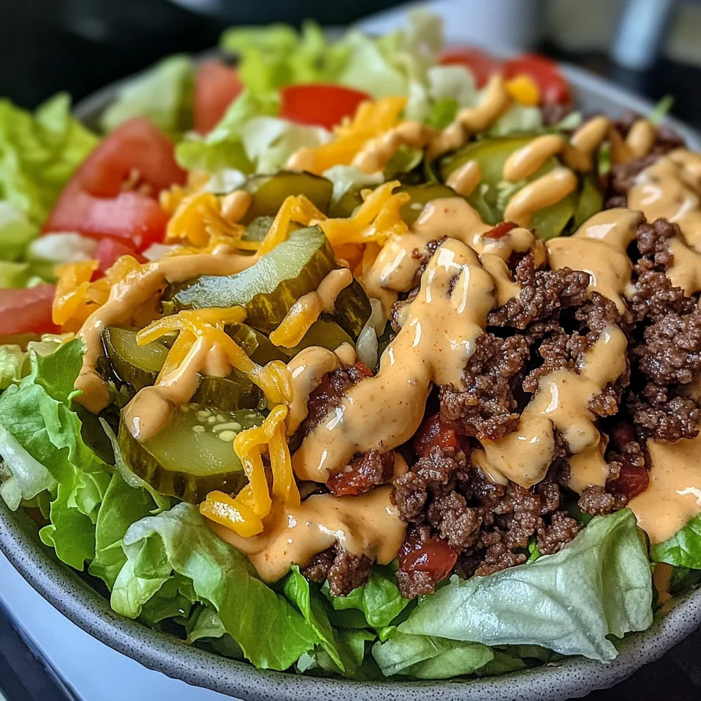 Flavorful Special Sauce Big Mac Salad