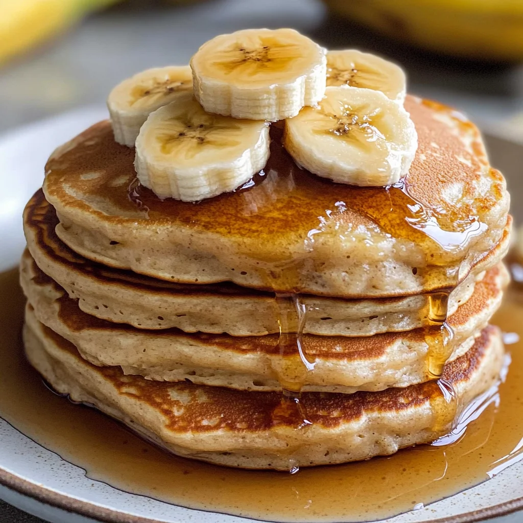Fluffy Banana Pancakes