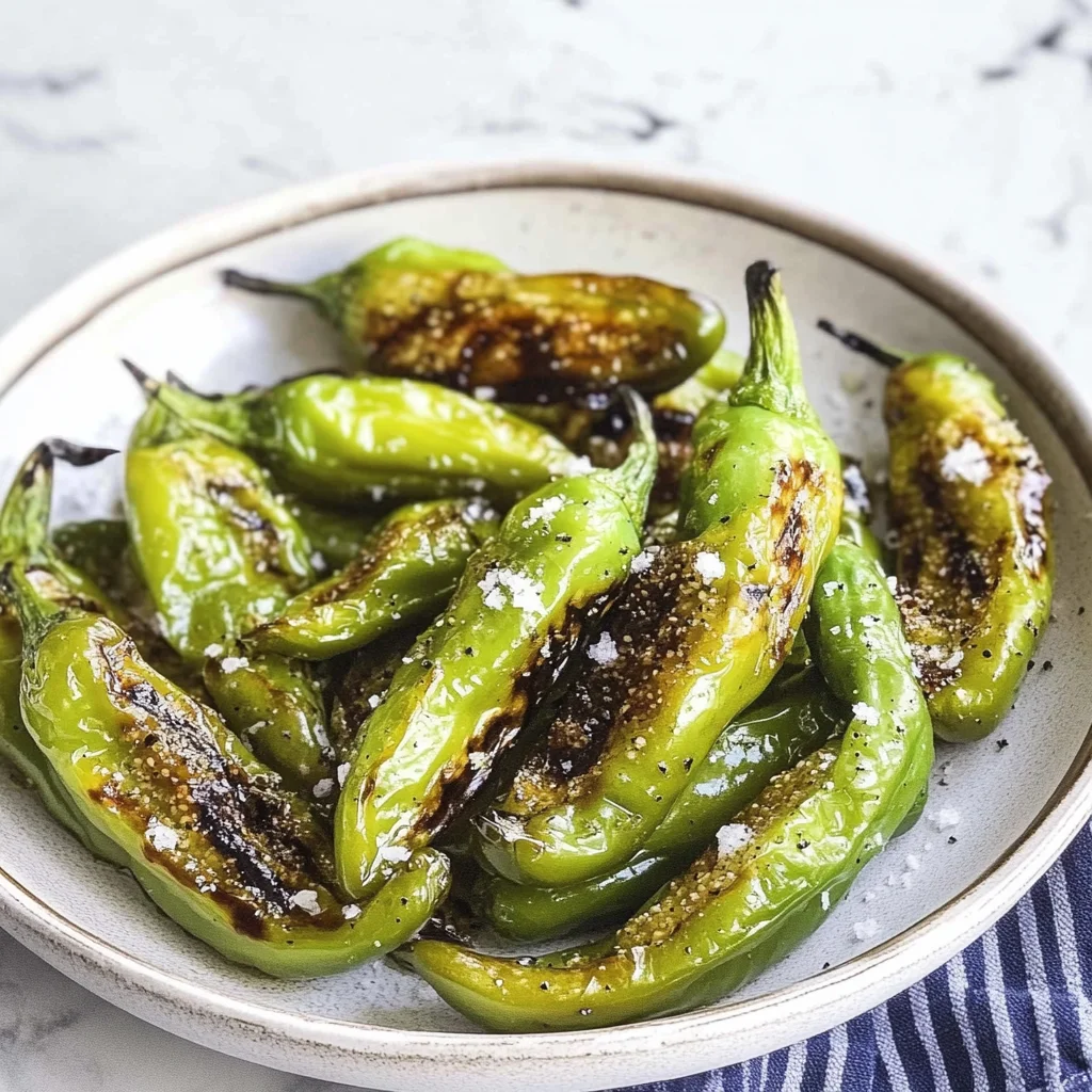 Grilled Shishito Peppers