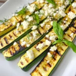 Grilled Zucchini with Feta