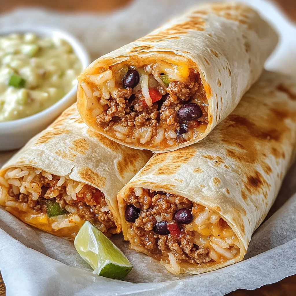 Ground Beef Burritos