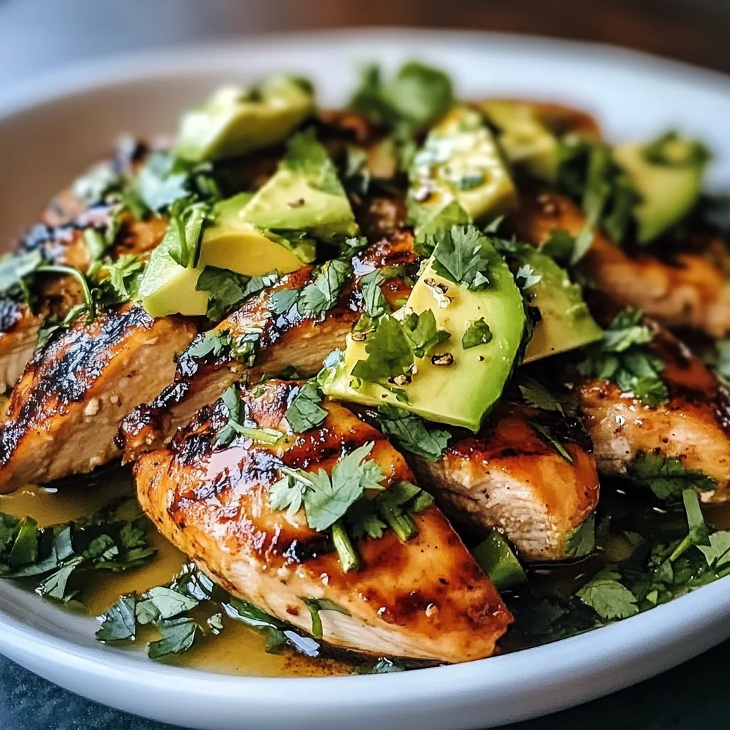 Honey Lime Chicken Avocado