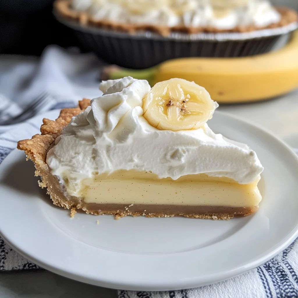 Keto Banana Cream Pie