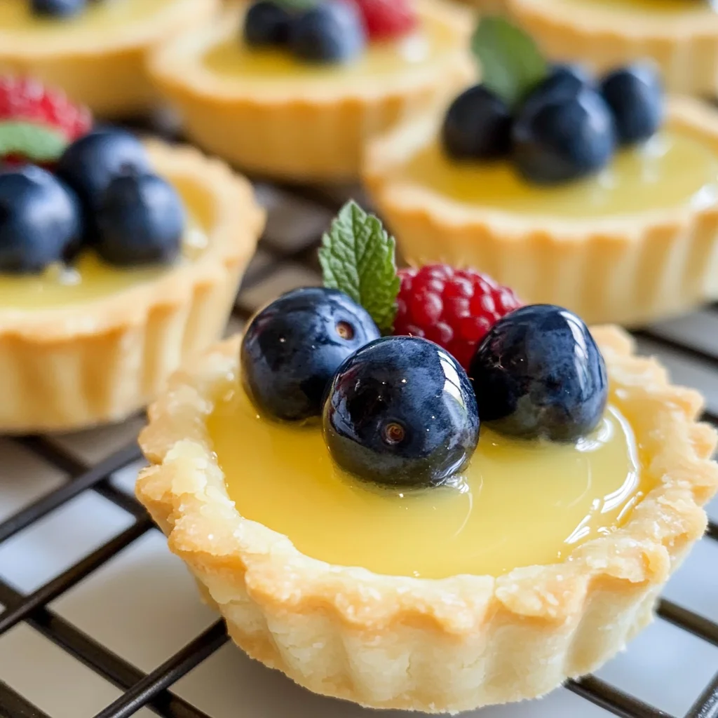 Mini Keto Lemon Tarts