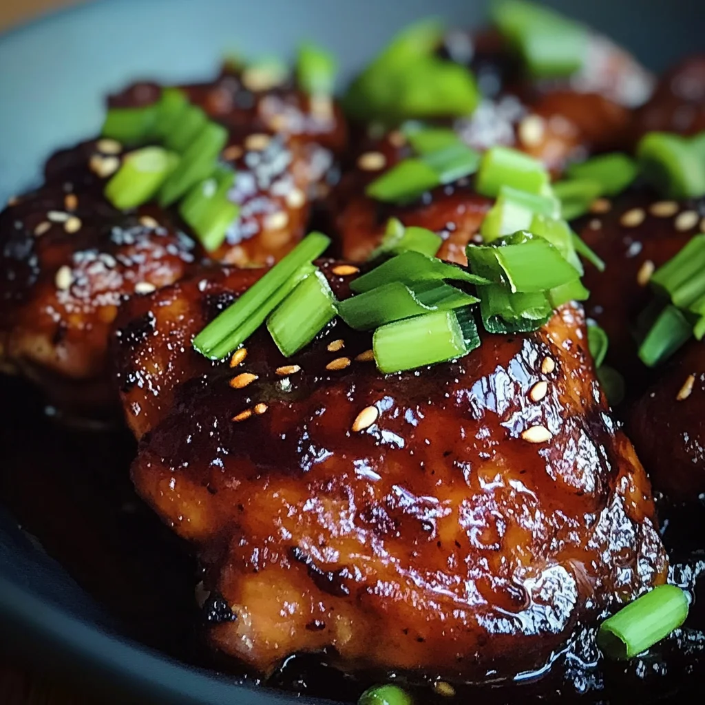 Mongolian Chicken Thighs