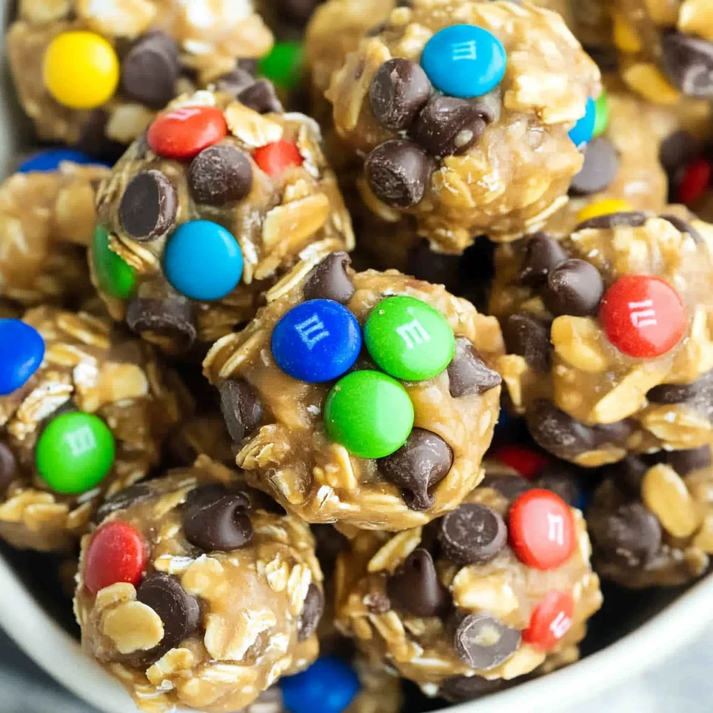 No Bake Trail Mix Energy Bites