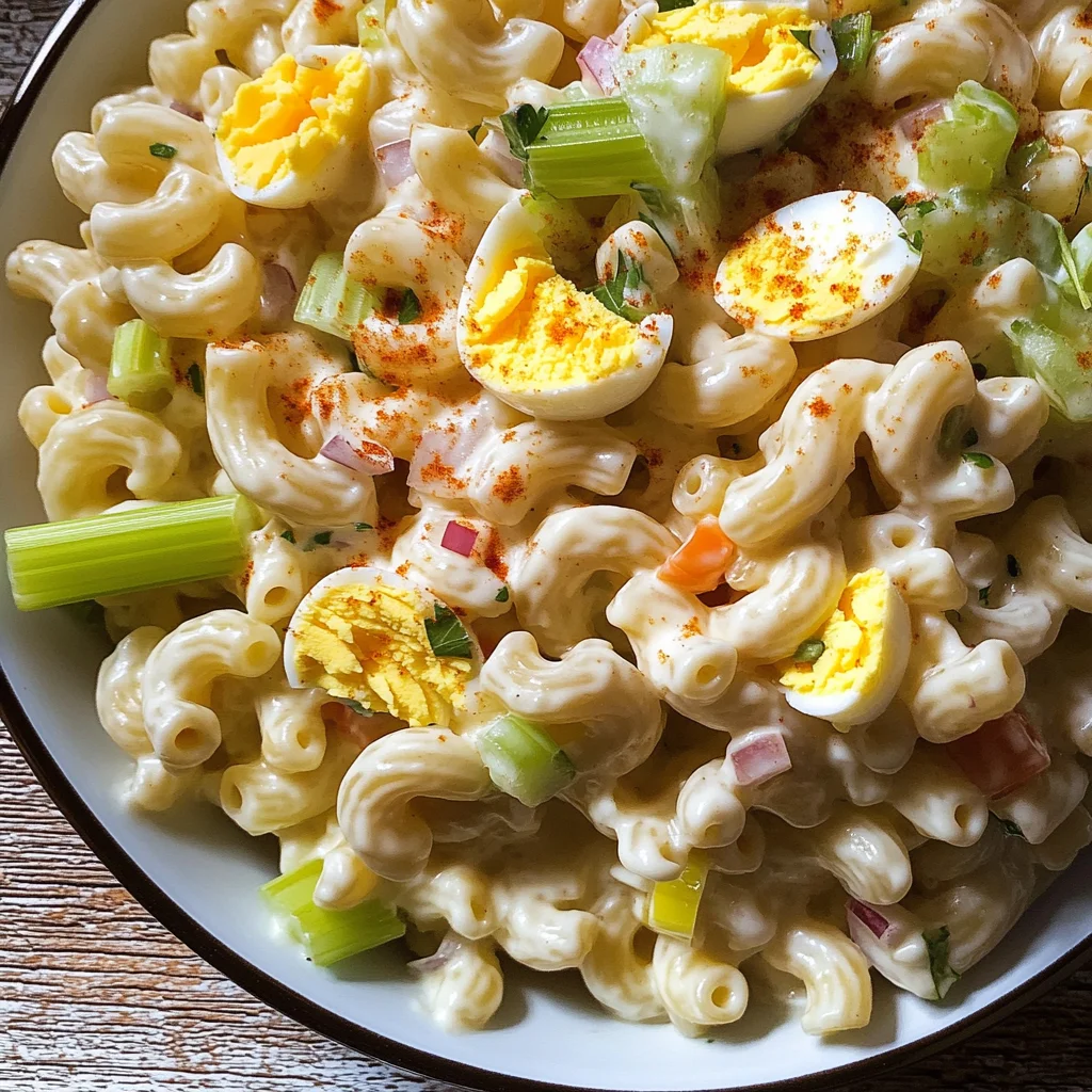 Old Fashioned Classic Macaroni Salad