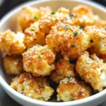 Parmesan Cauliflower Bites