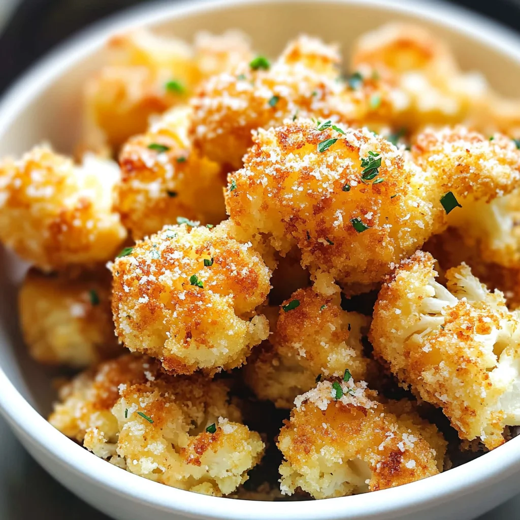 Parmesan Cauliflower Bites