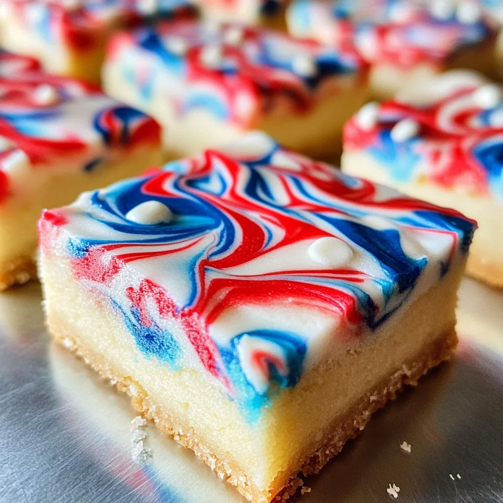 Patriotic Cookie Bars