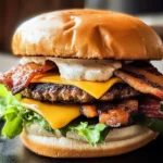 Pepper Crusted Turkey Turkey Bacon Cheeseburgers