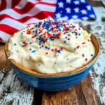Red, White, and Blue Cream Cheese Dip