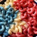Red White and Blue Mac and Cheese