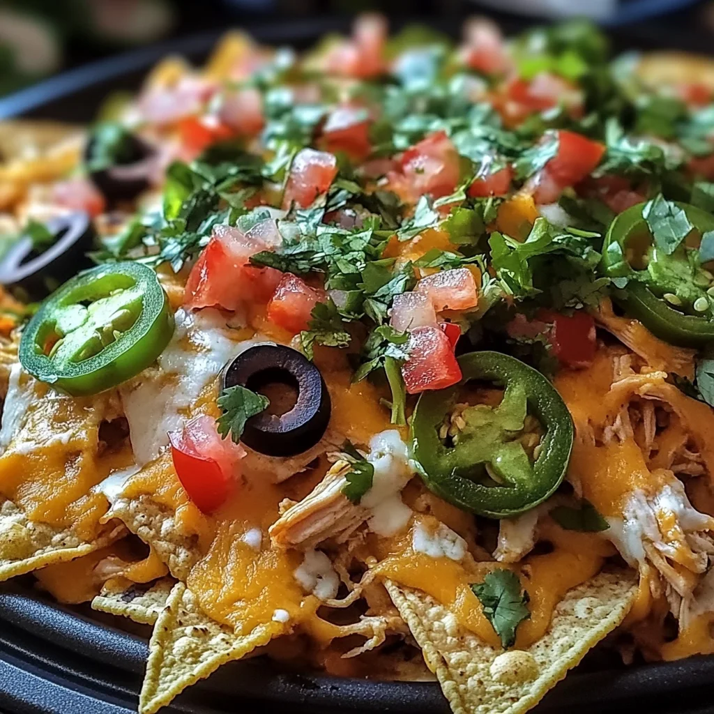 Slow Cooker Chicken Nachos
