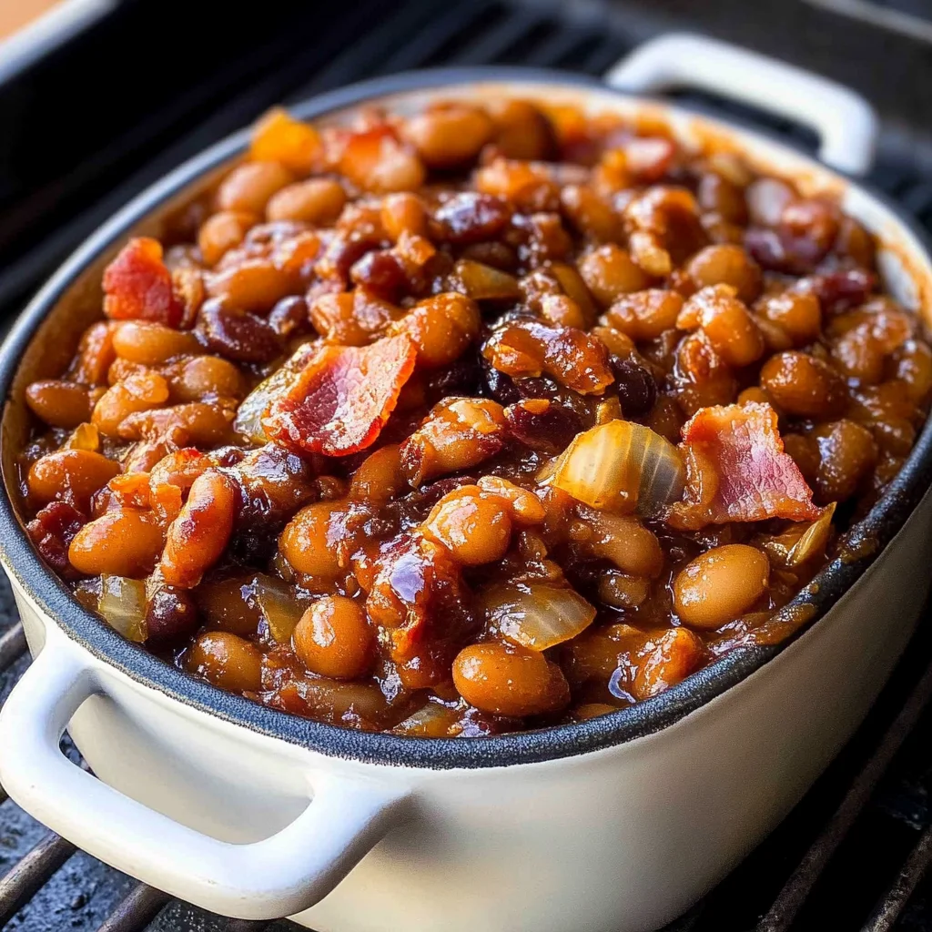 Chile BBQ Baked Beans On The Grill