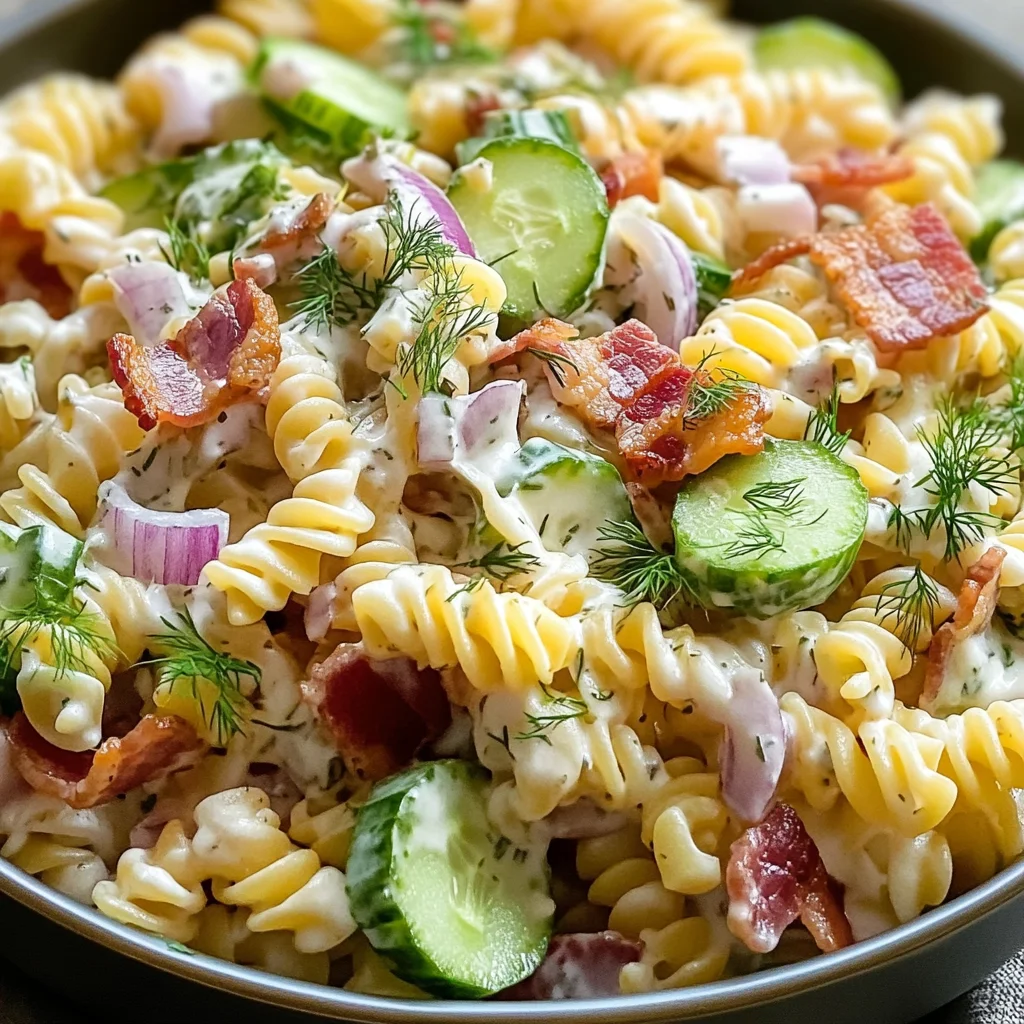 Dill Pickle Turkey Bacon Pasta Salad That Will Wow Your Taste Buds