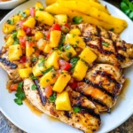 Grilled Mango Pineapple Chicken