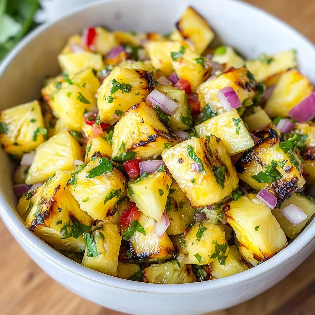 Grilled Pineapple Salsa