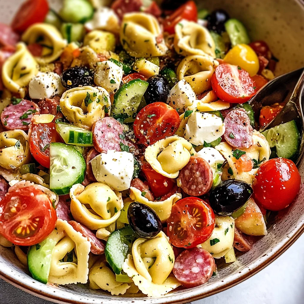 Italian Tortellini Pasta Salad