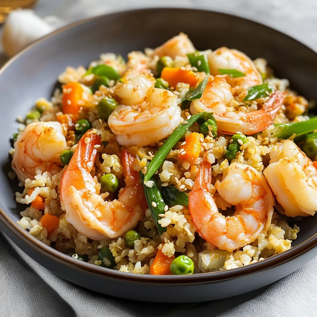 Keto Shrimp Fried Rice