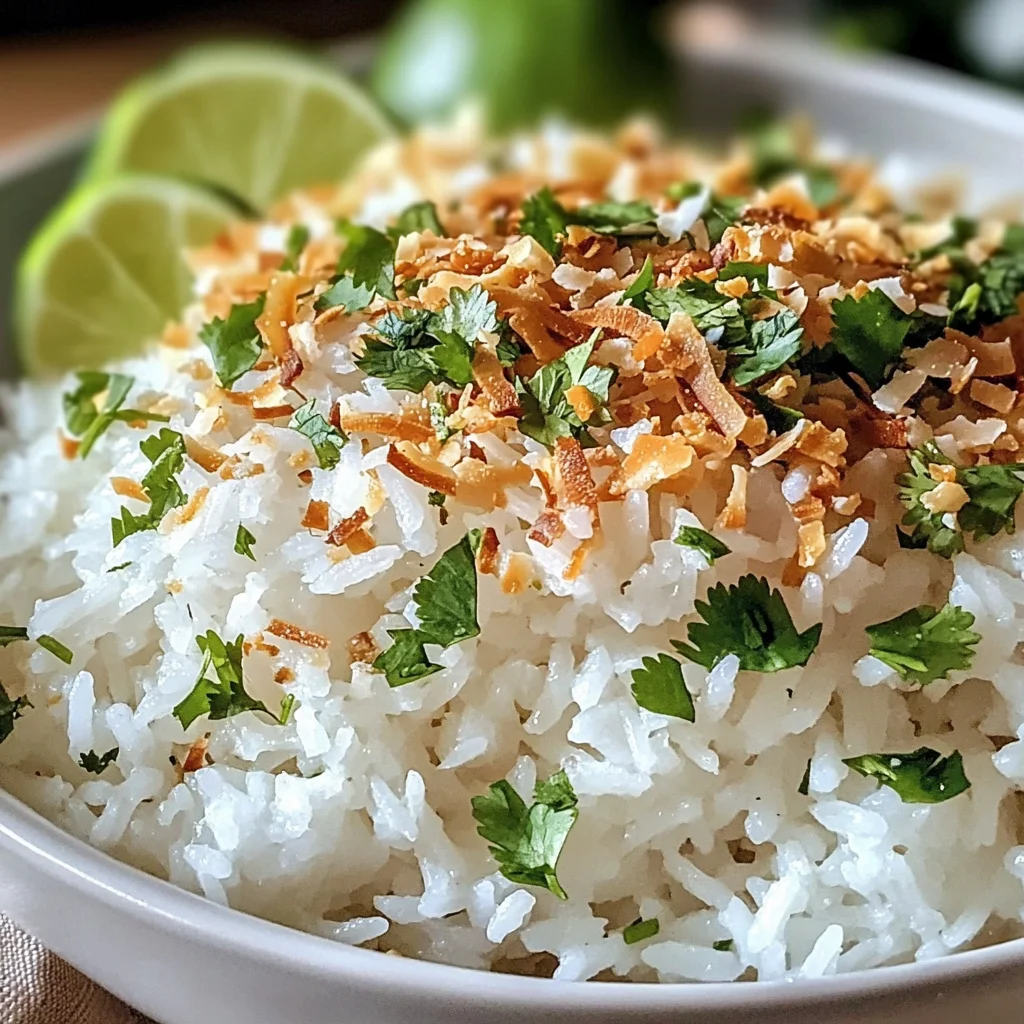 Zesty Lime & Coconut Rice Recipe